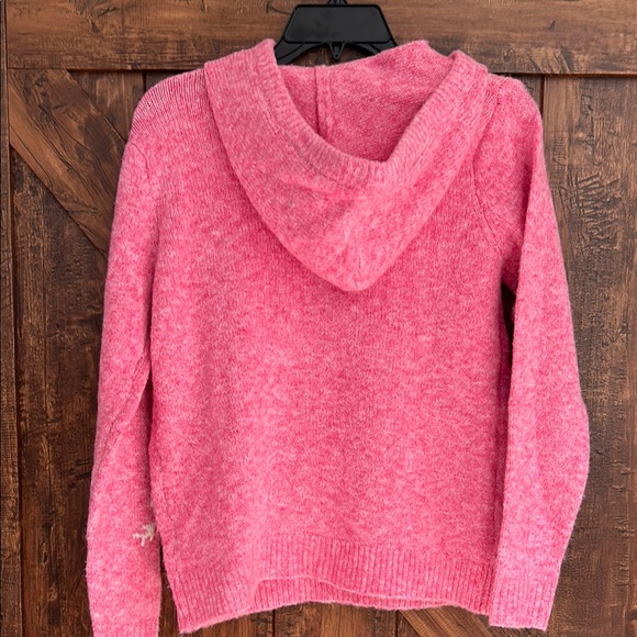 Pink Heart Pattern Hoodie Sweater - Picture 6 of 12